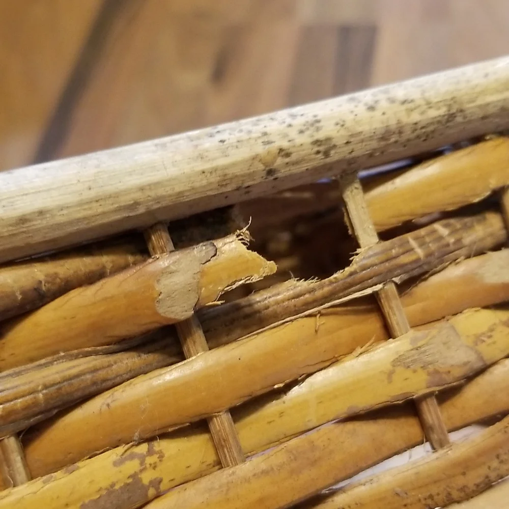Bamboo Rattan Tissue Box Cover